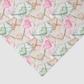 Valentine Envelopes and Hearts Seidenpapier (Ausschnitt)