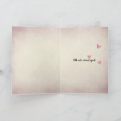 Valentine Erdnüsse und rote Herzen Karte (Innenseite)