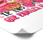 Valentine Eres La Conchita Que Endulza Mi Poster (Ecke)