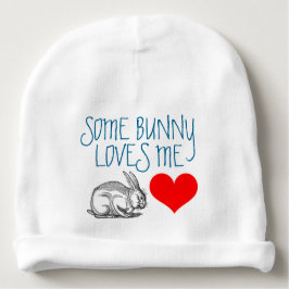 Valentine "etwas Häschen-Lieben ich" Baby-Hut Babymütze