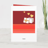 Valentine Everyday Feiertagskarte (Rückseite)