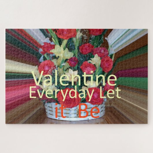 Valentine Everyday mit Liebe teilen Puzzle (Horizontal)