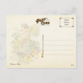 Valentine Fairy Blasblasen Feiertagspostkarte (Rückseite)