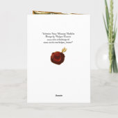 VALENTINE FAIRY BLOWING BUBBLES, STIEFMÜTTERCHEN, FEIERTAGSKARTE (Rückseite)