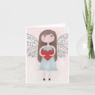 Valentine Fairy Feiertagskarte