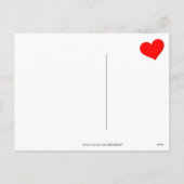 Valentine Fairy Feiertagspostkarte (Rückseite)