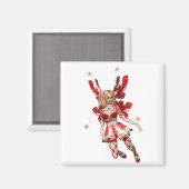 Valentine Fairy Magnet (Vorderseite/Rückseite)