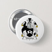 Valentine-Familienwappen Button (Vorne & Hinten)