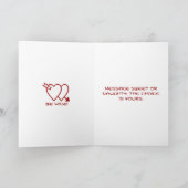 Valentine Fauning Over You Feiertagskarte (Innenseite)