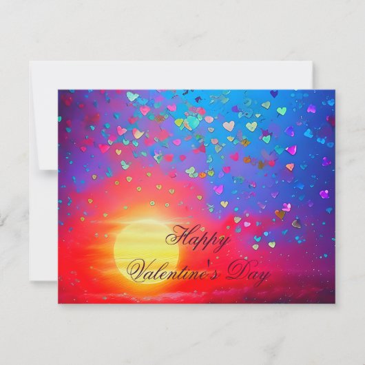 Valentine Feiertagskarte (Vorderseite)