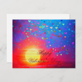 Valentine Feiertagskarte (Vorne/Hinten)