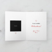 Valentine Feiertagskarte (Innenseite)