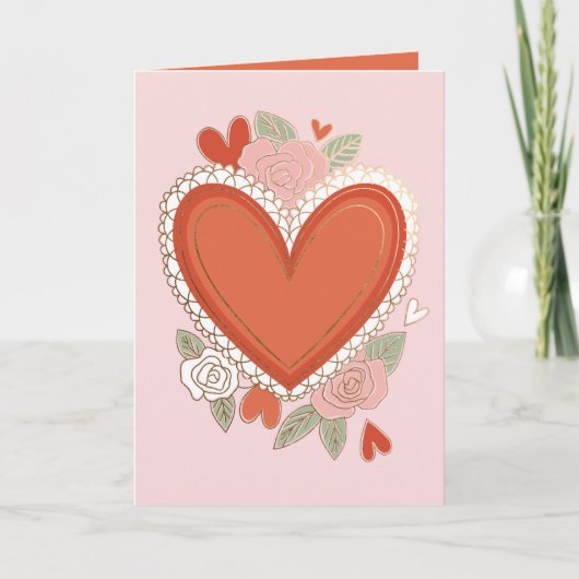 Valentine Feiertagskarte (Vorderseite)