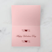 Valentine Feiertagskarte (Innenseite)