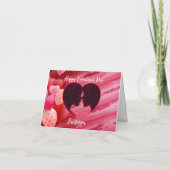 Valentine Feiertagskarte (Rückseite)