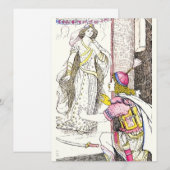 Valentine Feiertagskarte (Vorne/Hinten)