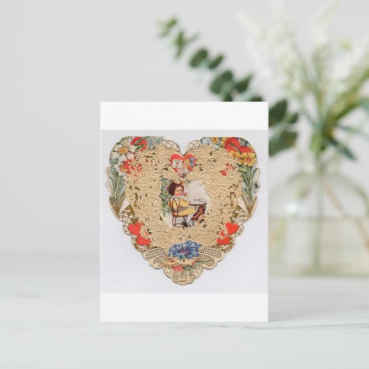 Valentine Feiertagspostkarte (Stehend Vorderseite)