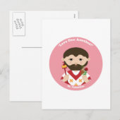 Valentine Feiertagspostkarte (Vorne/Hinten)