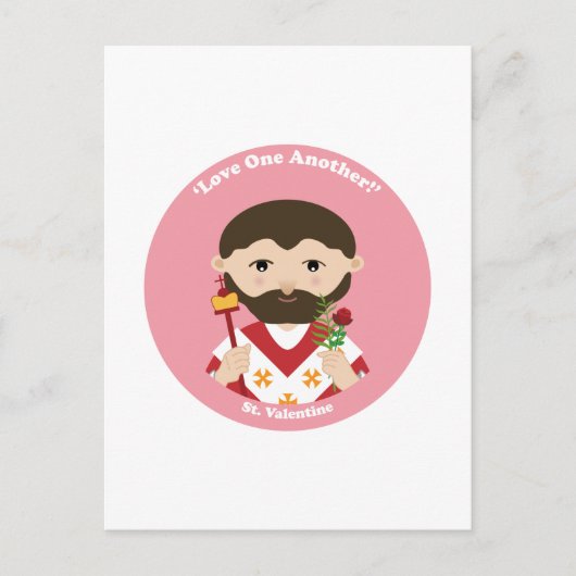 Valentine Feiertagspostkarte (Vorderseite)