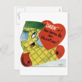 Valentine Feiertagspostkarte (Vorne/Hinten)