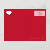Valentine Feiertagspostkarte (Rückseite)