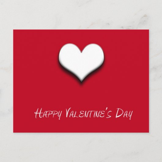 Valentine Feiertagspostkarte (Vorderseite)