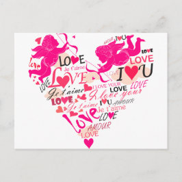 Valentine Feiertagspostkarte