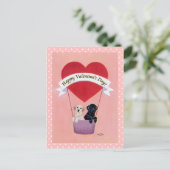 Valentine Feiertagspostkarte (Stehend Vorderseite)