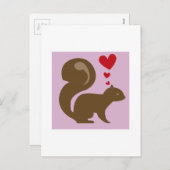 Valentine Feiertagspostkarte (Vorne/Hinten)