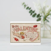Valentine Feiertagspostkarte (Stehend Vorderseite)