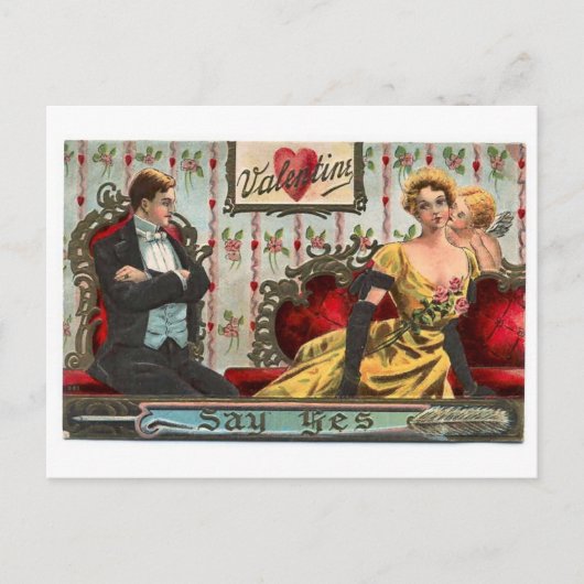 Valentine Feiertagspostkarte (Vorderseite)