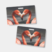 Valentine Flamingo Ausweis (Vorder- & Rückseite)