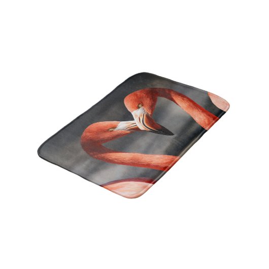 Valentine Flamingo Badematte (Schrägansicht)