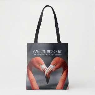 Valentine Flamingo Christlich NUR DIE BEIDEN VON U Tasche