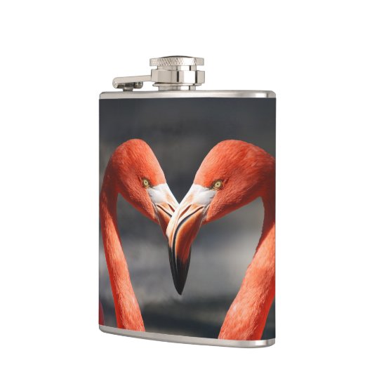 Valentine Flamingo Flachmann (Links)