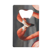 Valentine Flamingo Geldbeutel Flaschenöffner (Rückseite)