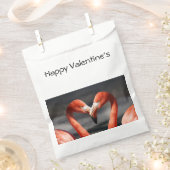 Valentine Flamingo Geschenktütchen (Ausgeschnitten)