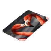 Valentine Flamingo Magnet (Linke Seite)