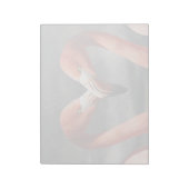 Valentine Flamingo Notizblock (Rotiert)