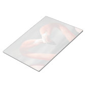 Valentine Flamingo Notizblock (angewinkelt)