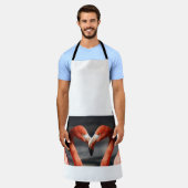 Valentine Flamingo Schürze (Getragen)