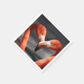 Valentine Flamingo Serviette (Ecke)