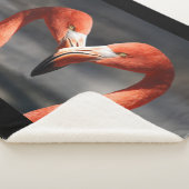 Valentine Flamingo Sherpadecke (3/4)