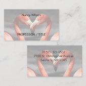 Valentine Flamingo Visitenkarte (Vorne/Hinten)