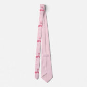 Valentine Flamingos Krawatte (Rückseite)