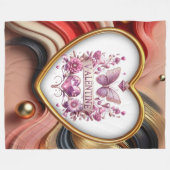 Valentine Fleecedecke (Vorderseite (Horizontal))