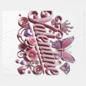 Valentine Fleecedecke (Vorderseite (Horizontal))