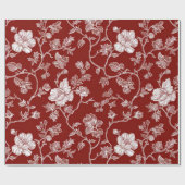Valentine Floral  Geschenkpapier (Flach)