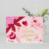 Valentine Foil Card Folien Feiertagskarte (Stehend vorne)