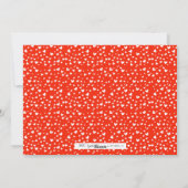 Valentine Foto Cards Feiertagskarte (Rückseite)